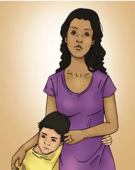 Figura  5  -  Ilustração  da  abertura  do  vídeo  educativo  onde  a  mãe  relata  o  adoecimento do filho por diarreia