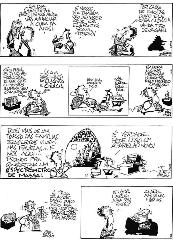 Figura 2: Tiras de João e Cols publicadas em Correio Popular, Campinas, 1994-2002
