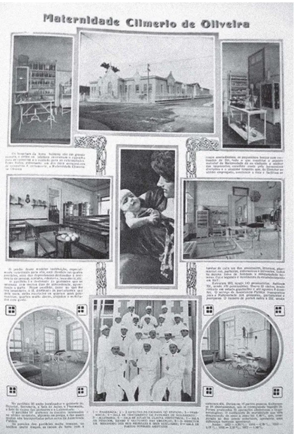 Figura 1: Detalhe da propaganda da Maternidade publicada na revista Bahia Illustrada, 1918, p.17-18