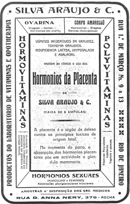 Figura 3 – Anúncio na Revista de Ginecologia e d'Obstetricia, v.21, n.9, set. 1927