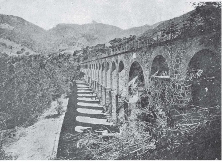 Figura 6 – O aqueduto (Barbosa, Rezende, 1909)