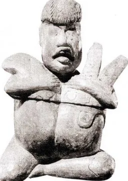 Figura 1. Vaso da cultura Olmeca com formato de coração, 1200-900 a.C.