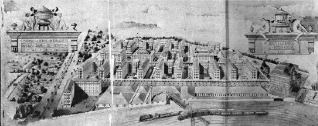 Figura 11  Terceira e definitiva planta do Hospital das Clínicas, arquiteto Porto dAve (apud Marinho, 1931)