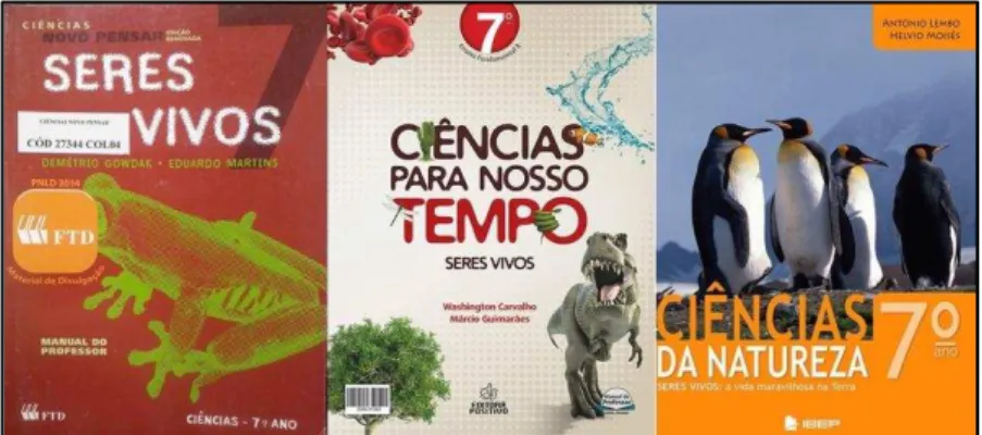 Figura 6 – Apresentação das capas dos livros LDC7, LDC8 e LDC9 nesta ordem. 