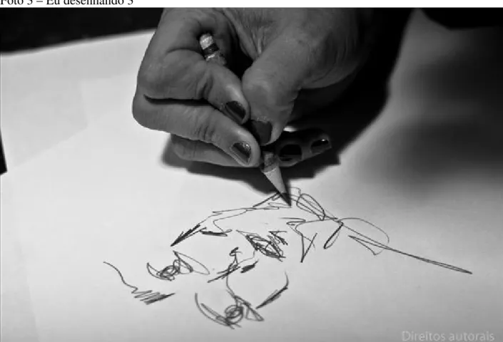 Foto 3 – Eu desenhando 3 