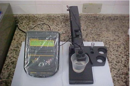 Figura 15  – Medidor de pH com eletrodo seletivo para tintas da Digimed.