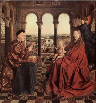 Figura  9  –  A  virgem  do  chanceler  Rolin   (Jan  Van  Eyck,  aprox. 