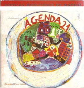 Figura 4: Foto da capa da Agenda 21 das Crianças  Fonte: SEMED 