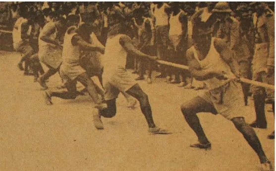 Foto nº 07.               Apresentação de ginástica por alunos do Liceu Piauiense. (Fonte: Jornal   Diário Oficial, nº 222, 6/10/1941, p.1)