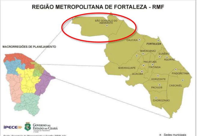 Figura 5. Região metropolitana de Fortaleza 