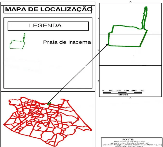 Figura 2: Localização do bairro Praia de Iracema.