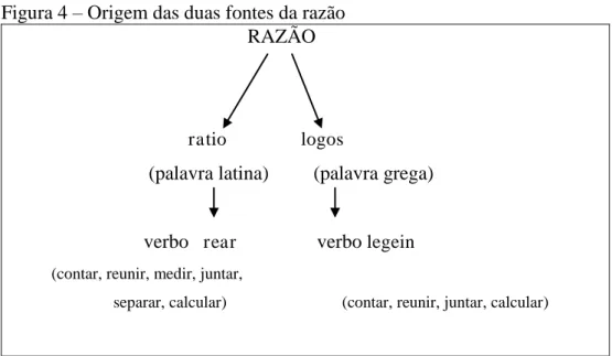 Figura 4  –  Origem das duas fontes da razão                                      RAZÃO 
