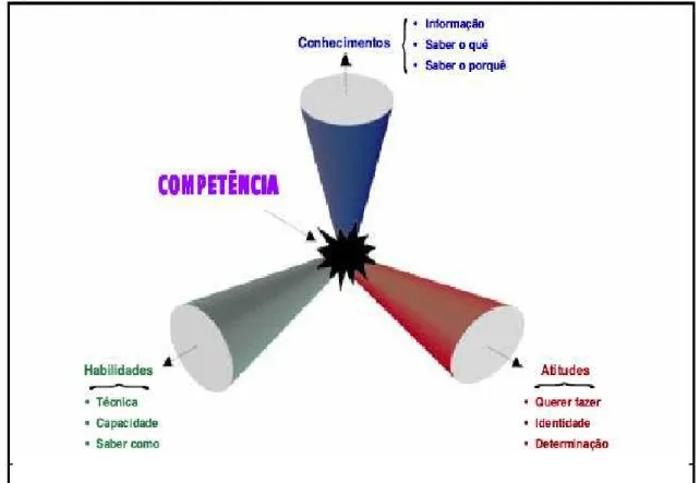 Figura 1: As três dimensões da competência. 