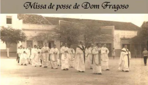 Figura 5 – Missa de posse de Dom Fragoso em Crateús   Fonte: Arquivo Diocese de Crateús, 1964