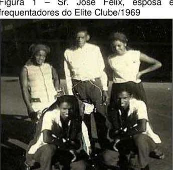 Figura  1  –  Sr.  José  Félix,  esposa  e  frequentadores do Elite Clube/1969 
