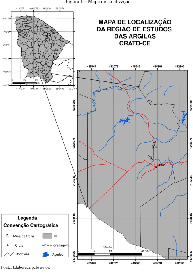 Figura 1 – Mapa de localização. 
