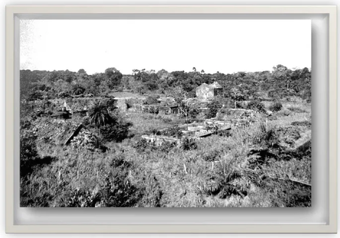 Figura 5  –  Fotografia datada de 1910. Cenário visível de desprezo e esquecimento de um  dos signos urbanos da cidade de Macapá