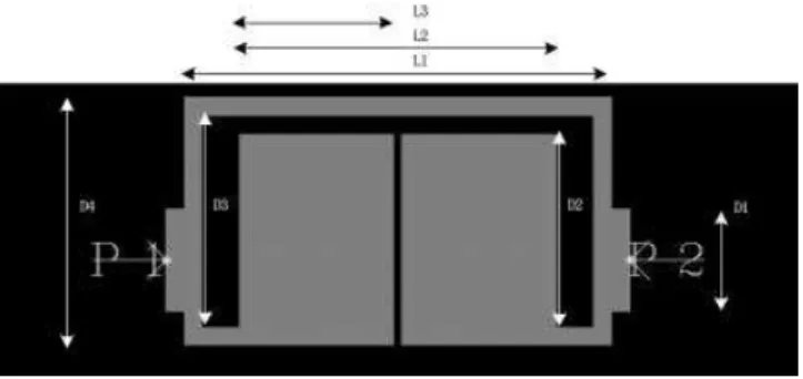 Figure 2 gives the simulated S-parameters of proposed MSRR cell.