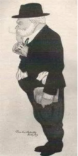 Figura 10: Caricatura de Capistrano de Abreu feita por Castro Rebello – Acervo Instituto do  Ceará