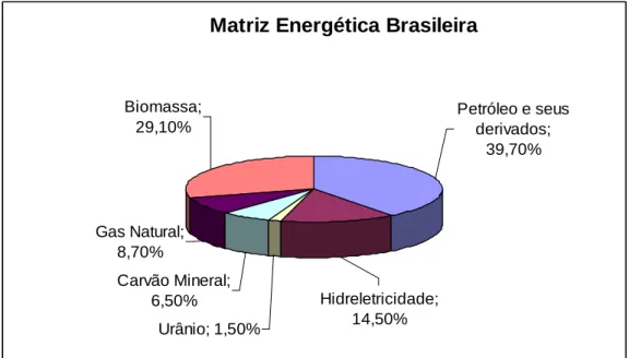 FIGURA 1- Matriz Energética Brasileira 