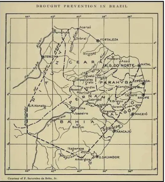 Figura 3  –  Polígono das Secas delimitado pela Lei Federal nº 174/1936 