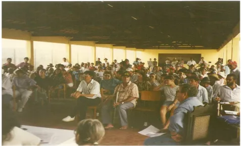 Figura 3 - Participação popular em audiências públicas. Açude Castanhão, Ceará. 