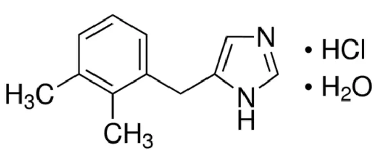 Figura 03: Fórmula estrutural do cloridrato de detomidina  Fonte: http://www.sigmaaldrich.com/  