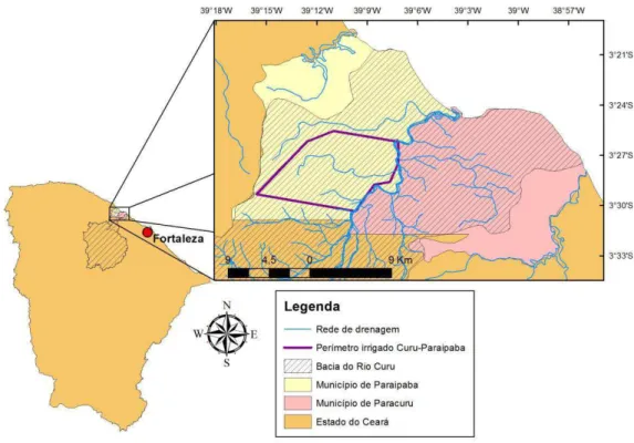 Figura 2 −  Localização da área de estudo 