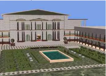 Figura 12 – Simulação do projeto da Biblioteca de  Alexandria – arquiteto Deinócrates 
