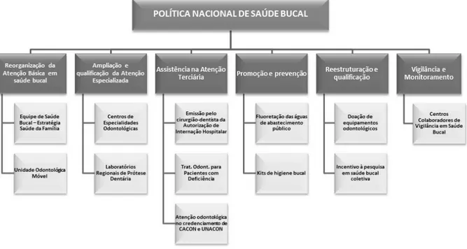 Figura 1 – Organograma Estrutural do Programa Brasil Sorridente 