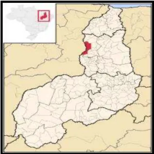 Figura 4  –  Localização do Estado do Piauí e do município de Teresina. 