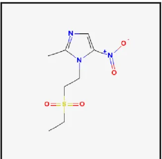 Figura 6 - Estrutura Química do Tinidazol 