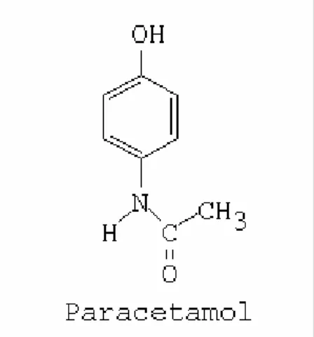 Figura 07. Estrutura molecular do paracetamol 