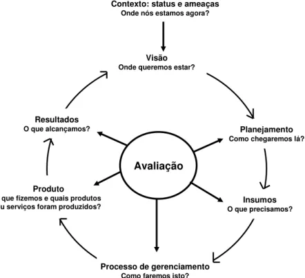 FIGURA 1  –  O ciclo de avaliação da gestão 