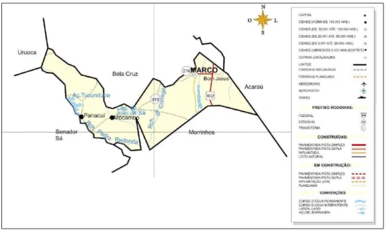 Figura 1 - Localização da área de estudo. 