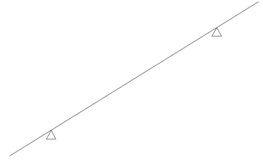 Figura 10 – Ponte representada como barra única 