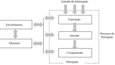 Figura 8 - Modelo de Processamento de Informação pelo consumidor 
