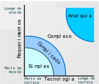 Figura 6 - Nível de Complexidade do Software( Schwaber, 2004) 