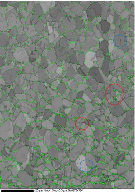 Tabela  4-  Quantidade  das  fases  ferrita- δ   e  sigma  ( )  na  microestrutura  obtida  por  mapeamento por EBSD