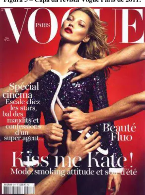 Figura 3  –  Capa da revista Vogue Paris de 2011: 