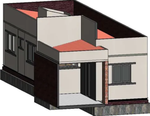 Figura 7 – Modelo 3D do experimento “A” 