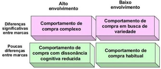 Figura 7  –  Tipos de comportamento de compra 