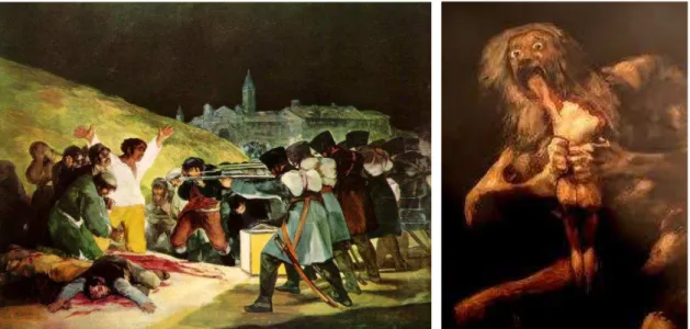 FIGURA 8 (à esquerda) - FRANCISCO DE GOYA, Tela Los fusilamientos del tres de mayo, 1814