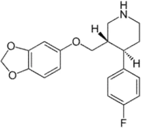 Figura 1: Estrutura da Paroxetina 