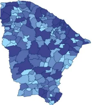 Figura 3.2 – Mapa do Estado do Ceará.  