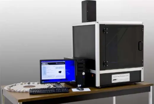 Figura 2.10 – Equipamento para a realização do ensaio Aggregate Image Measurement System (AIMS)