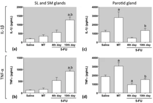 Fig. 5 shows a significant increase in the IL-1b and TNF- a