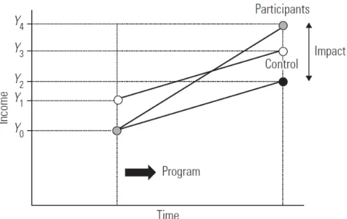 Figura 1 - Técnica de Diferença em Diferença (DID). 