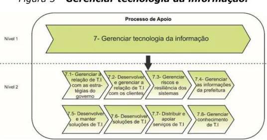 Figura 3 - Gerenciar tecnologia da informação. 