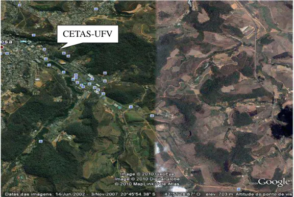 Figura 3  – CETAS-UFV, localizado no município de Viçosa – MG. Fonte: Foto de 